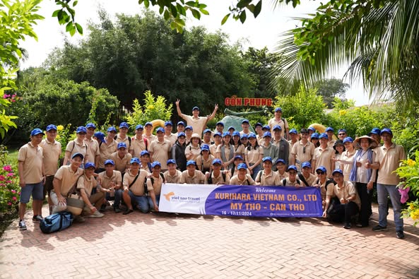 COMPANY TRIP CTY TNHH KURIHARA 2024 - TIỀN GIANG - BẾN TRE - CẦN THƠ - CHỢ NỔI CÁI RĂNG