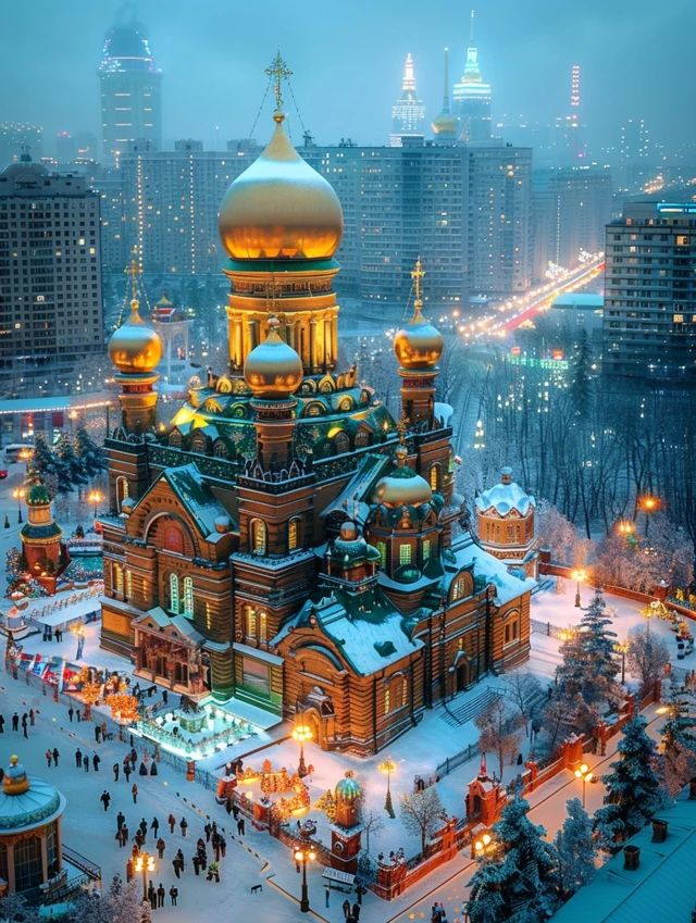 TOUR TRUNG QUỐC : CÁP NHĨ TÂN - MOSKVA PHƯƠNG ĐÔNG - LÀNG TUYẾT CỔ TÍCH